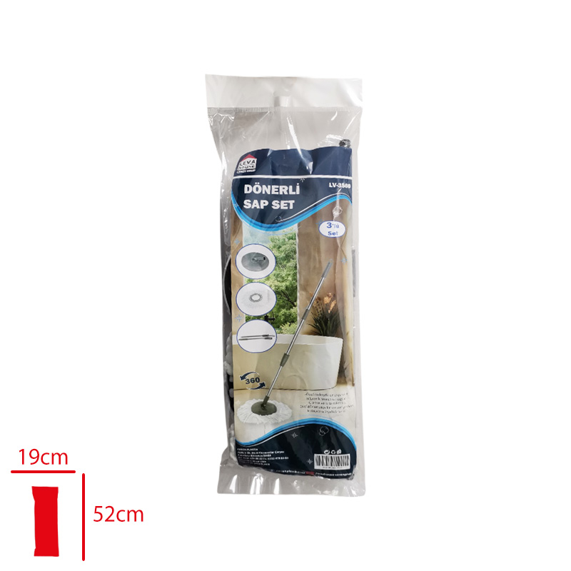 Leva Mop Sap Set 3'lü Lv-3666/Lv-3560