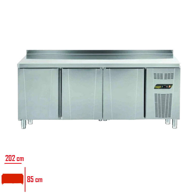 Ndustrıo Tezgah Tıp Gastronorm Buzdolabı 3 Kapılı Tpg-73