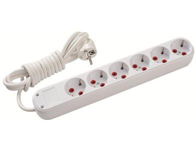 Asel 6'lı Topraklı Grup Priz 3 Mt Ast-603