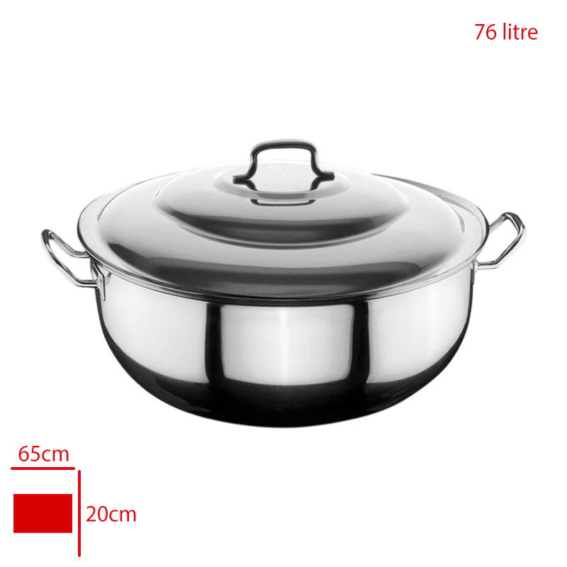 Oztı Helvane Tencere Kapaklı 75 Lt 65x25 Cm 0110.06525.02