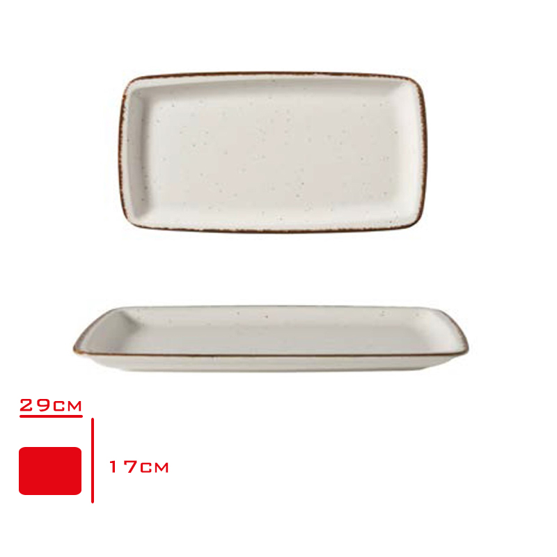 Gural Gbs Orlando Kayık Tabak 29x17 Cm Sıde Kahve Gbsord29x17ky58kh