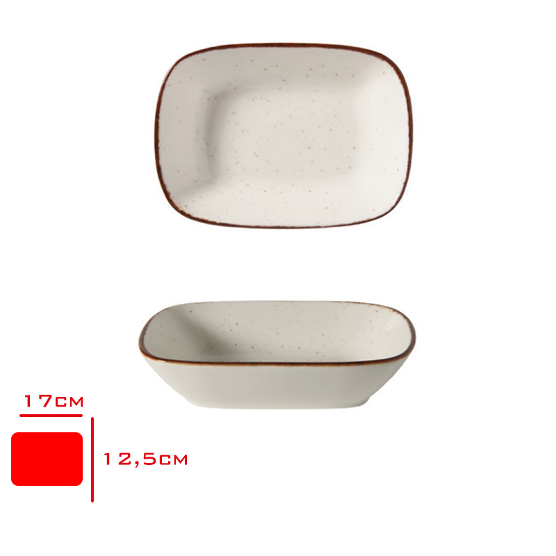 GURAL GBS KARE KAYIK 17 CM SIDE KAHVE GBSEO17KR58KH