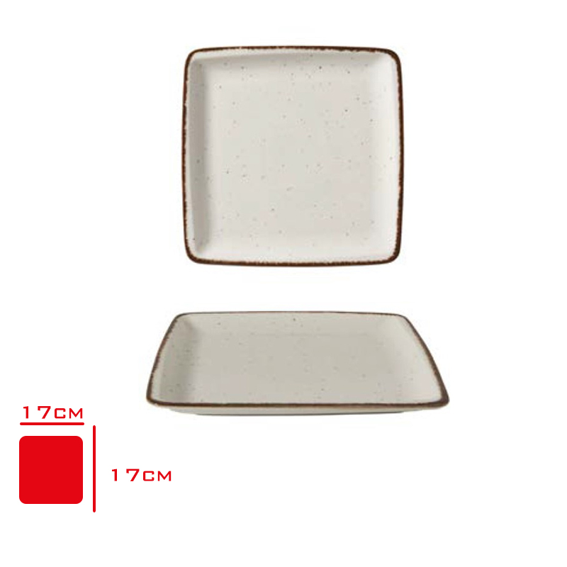 Gural Gbs Orlando Duz Tabak 17x17 Cm Sıde Kahve Gbsord17x17du58kh