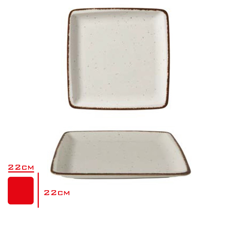 Gural Gbs Orlando Duz Tabak 22x22 Cm Sıde Kahve Gbsord22x22du58kh