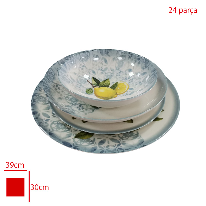 Gural Gbs Atına Yemek Takımı Elegant 24 Parca Gbsatn24ky4e41963
