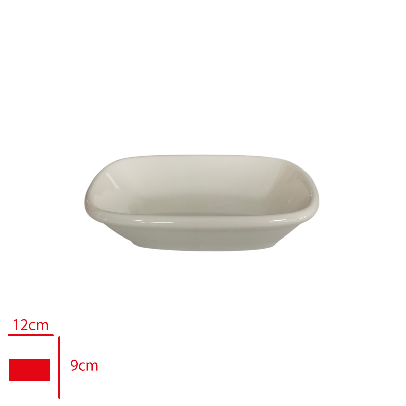 Gural Gbs Kare Kayık Tabak 12 Cm Gbseo12kr00
