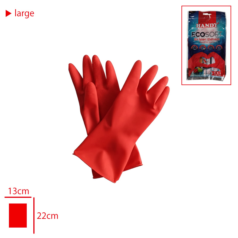 Ecosoft Bulaşık Eldıvenı Large 9-9,5 Hn-03