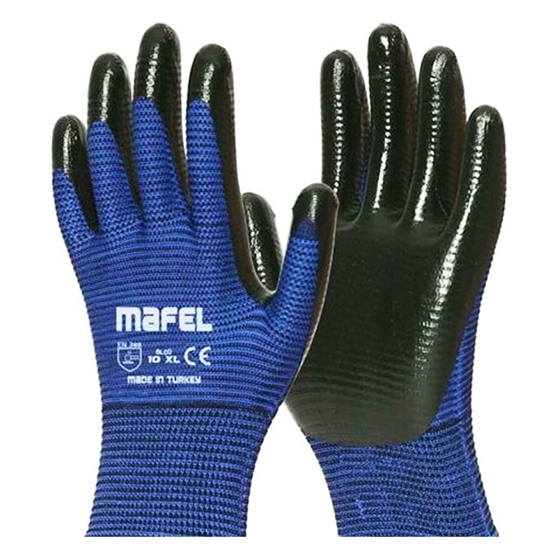 Mafel Zebra Iscı Eldıvenı Mavi Mf-002