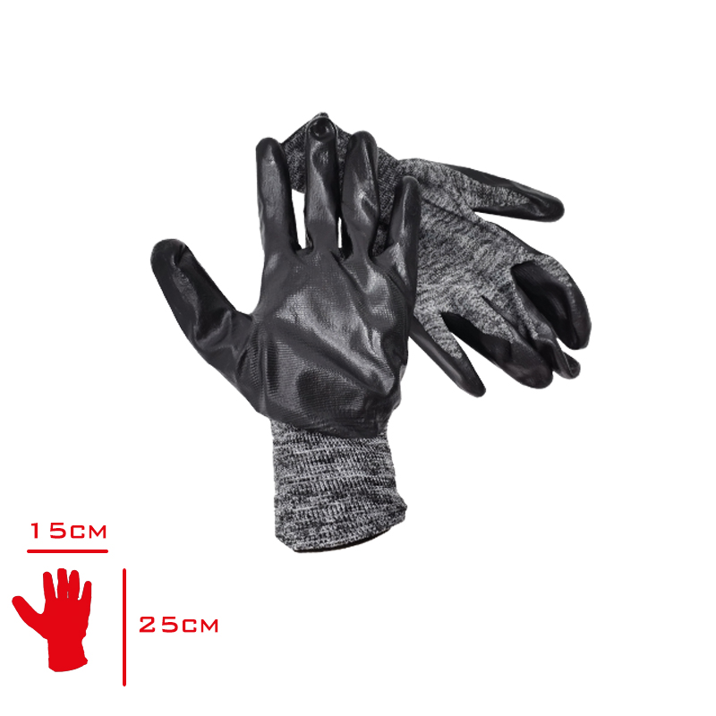 Mafel Iscı Eldıvenı Nıtril Gri Mf-040