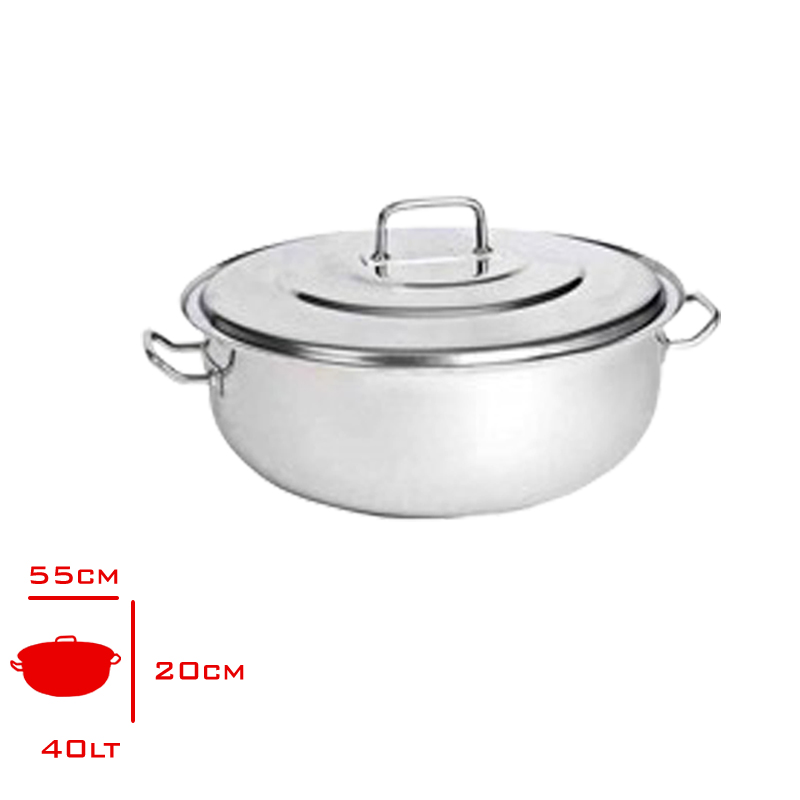 Yuruk Helvane Tencere Kapaklı 40 Lt 55x20 Cm 10115520