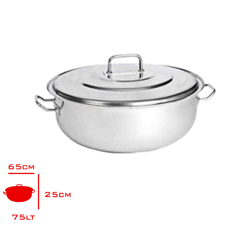 Yuruk Helvane Tencere Kapaklı 75 Lt 65x25 Cm 10116525
