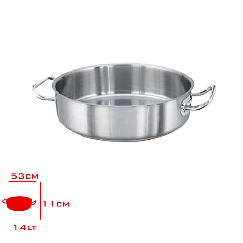 Yuruk Tava Çift Saplı 14 Lt 40x11 Cm 10214011