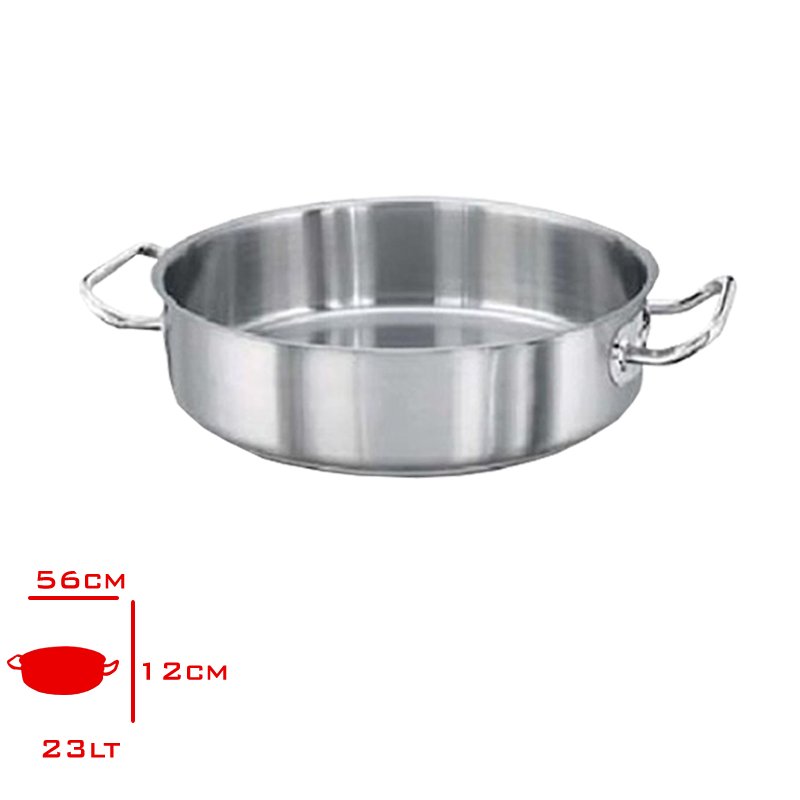 Yuruk Tava Çift Saplı 23 Lt 50x12 Cm 10215012