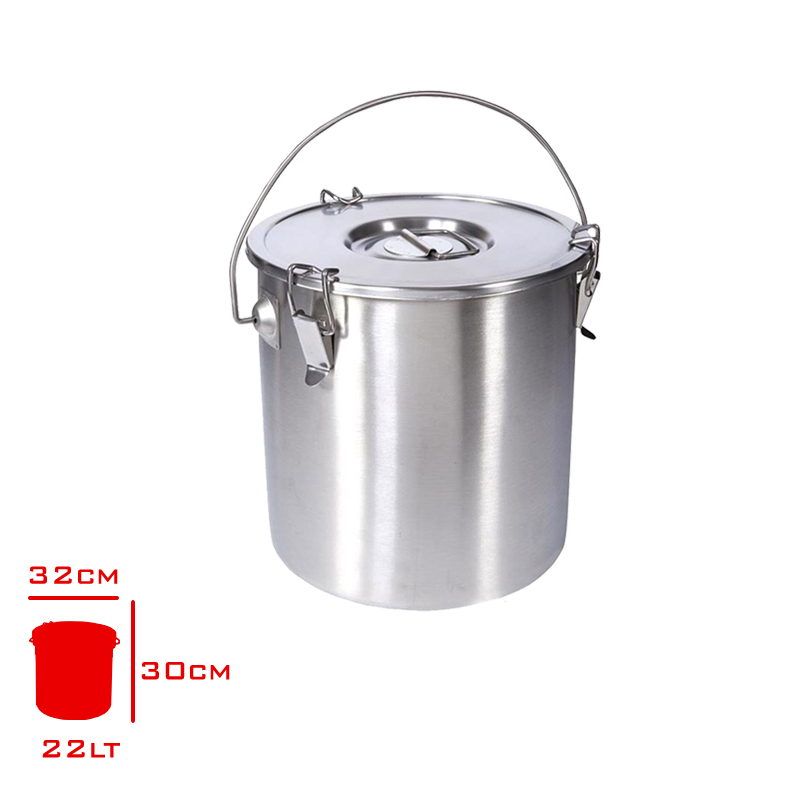 Yuruk Tasıma Kovası Contalı Tabansız 22 Lt 30x32 Cm 530320