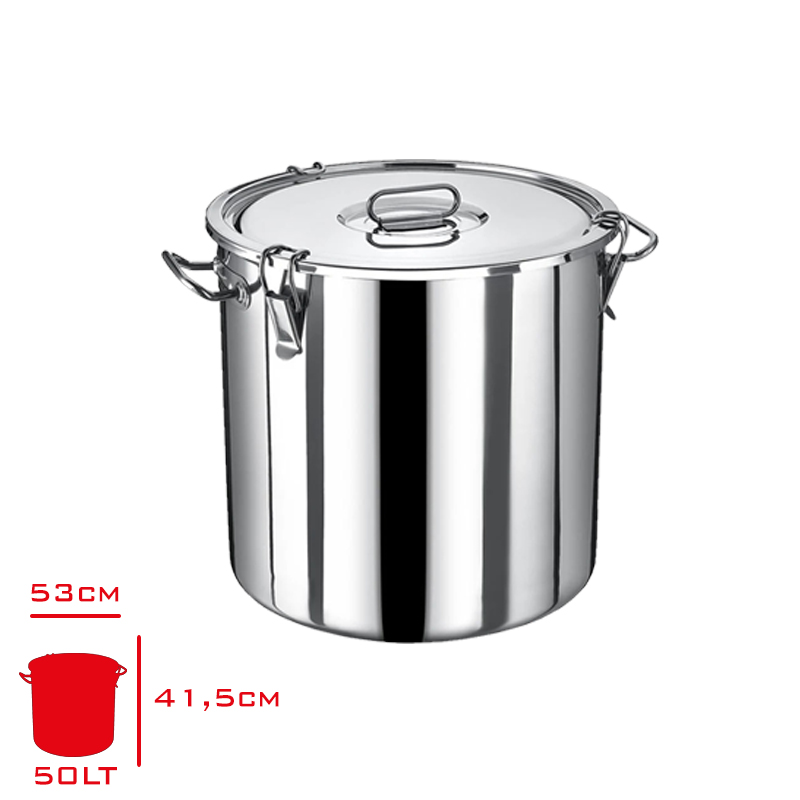 Yuruk Tasıma Kovası Contalı Tabanlı 50 Lt 40x40 Cm 10540401