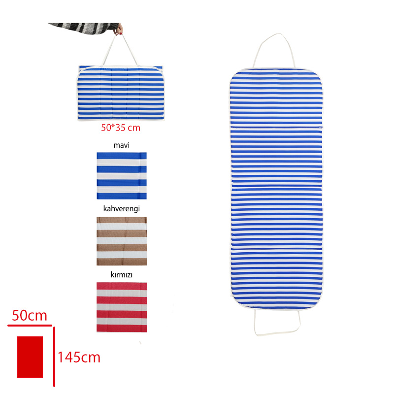 Sısus Plaj Sezlong Mınderı Katlanabılır 50*145 Cm