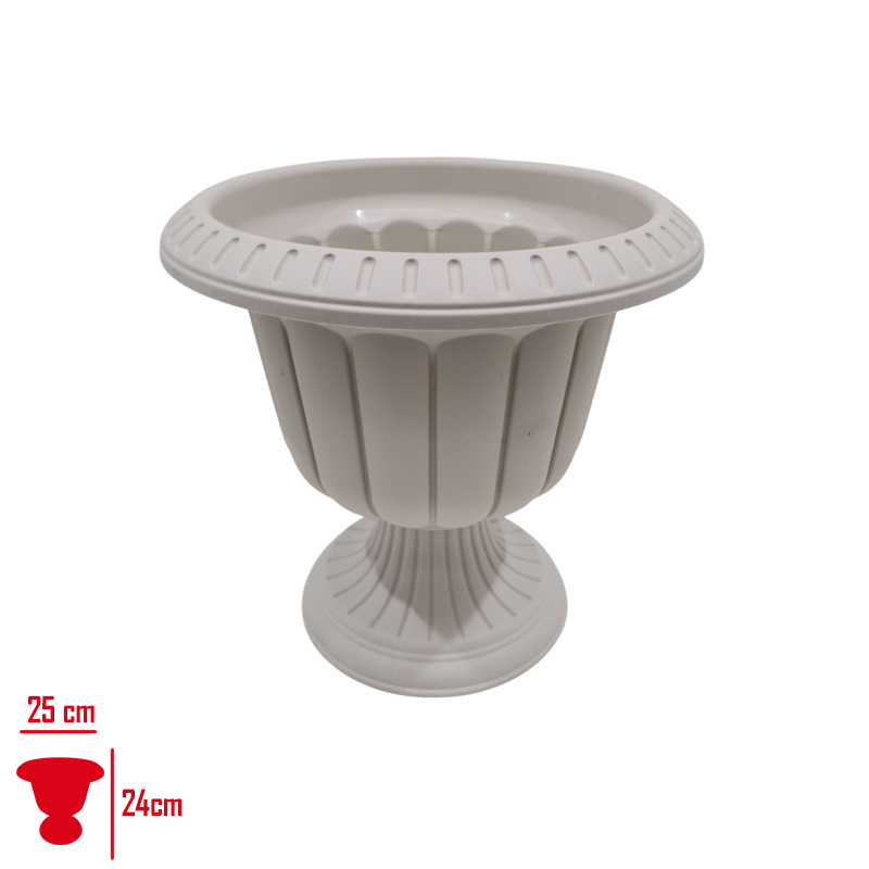 Serınova Saksı Nergız Mini Küçük 3 No Kırlı Beyaz