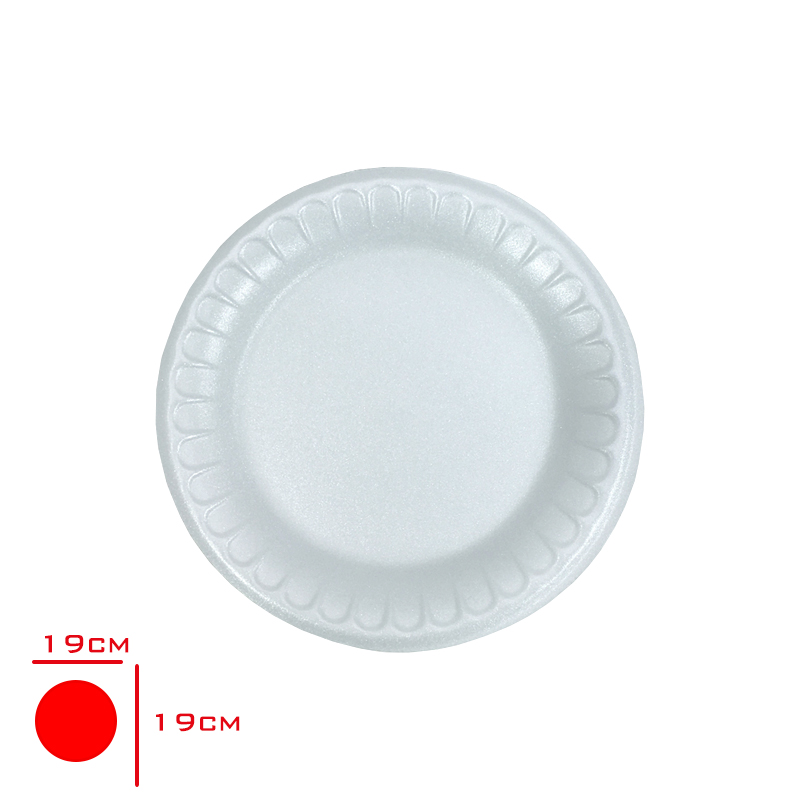Tabak Köpük 19 Cm 100'lük Paket 33/B