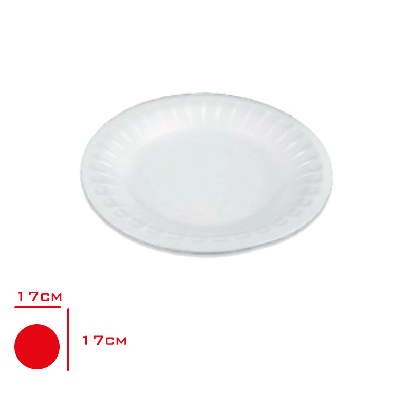 Tabak Köpük 17 Cm 100'lük Paket 33/A