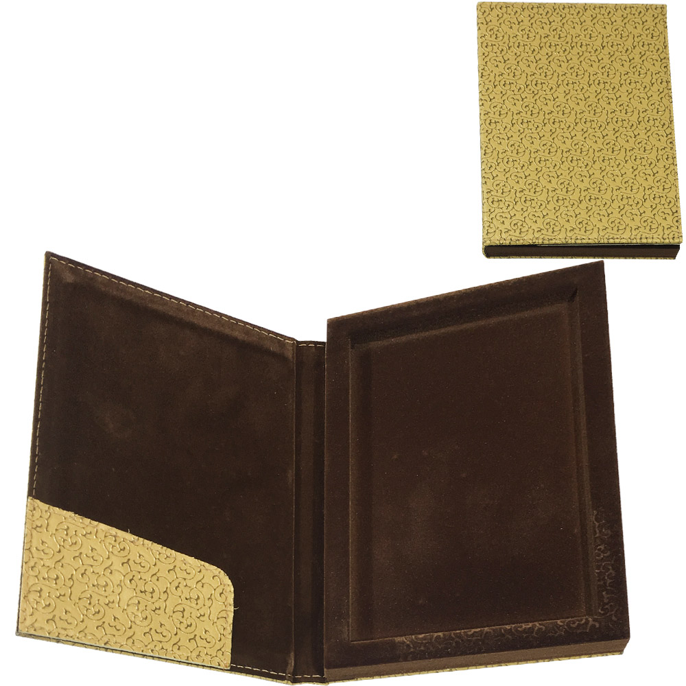 Hesap Sumenı Sandıklı Altın Desen 14*20 Cm 10012-S05