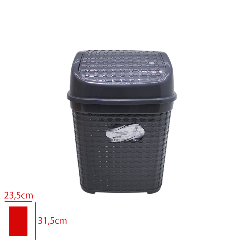 Merdem Itmeli Çöp Kovası Petek Klik Renkli Mrd-303