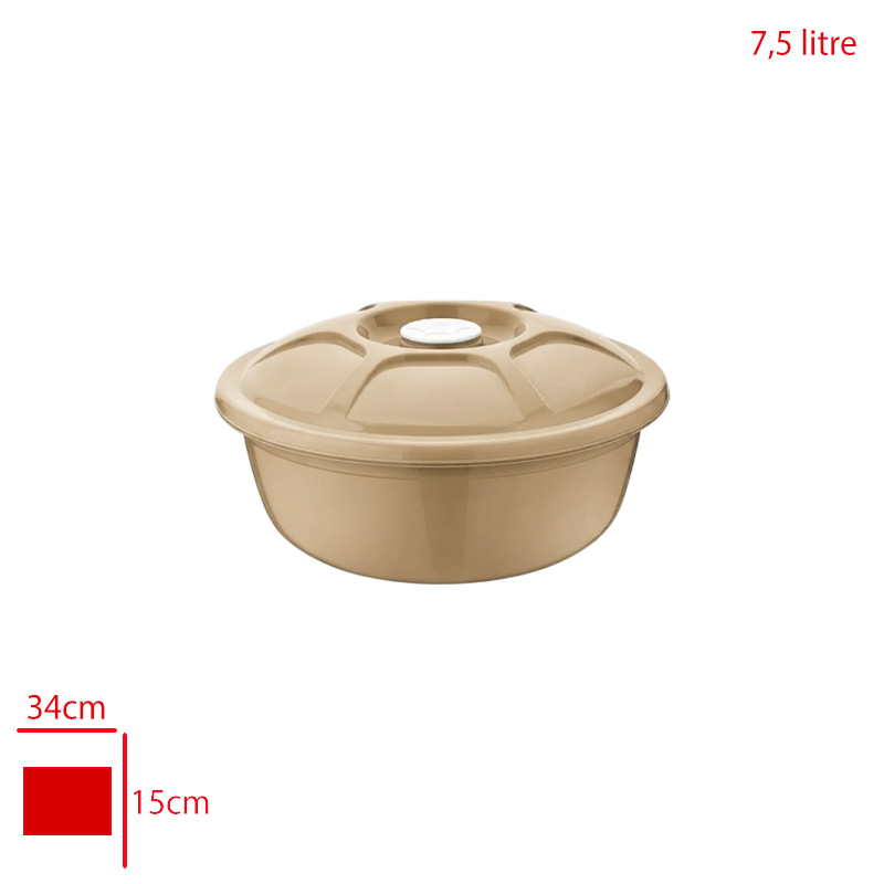 Merdem Hamur Legenı Renkli Kapaklı 7,5 Lt Mrd-232