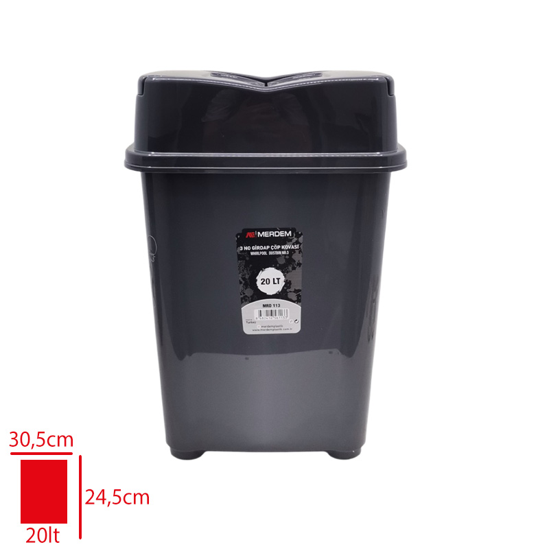 Merdem Gırdap Çöp Kovası 3 No Mrd-113