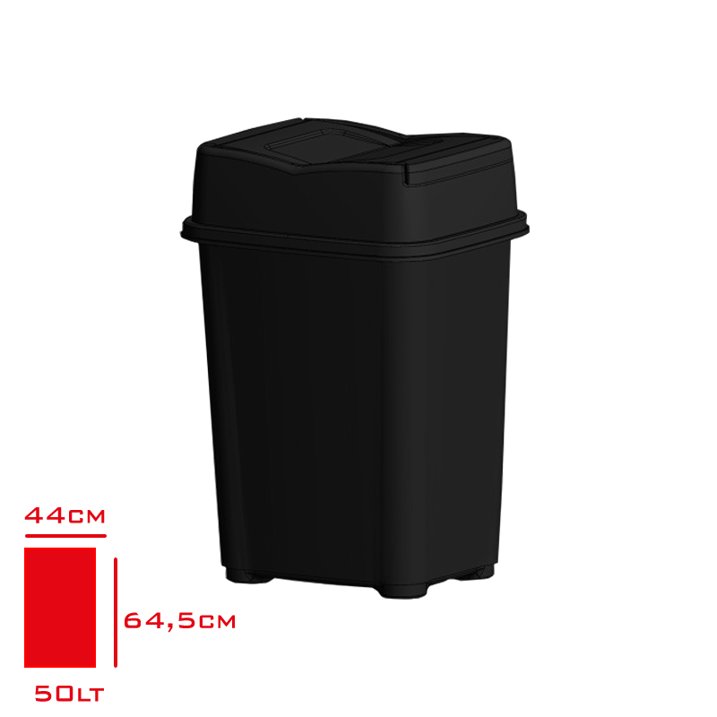 Merdem Gırdap Çöp Kovası 50 Lt 5 No Mrd-115