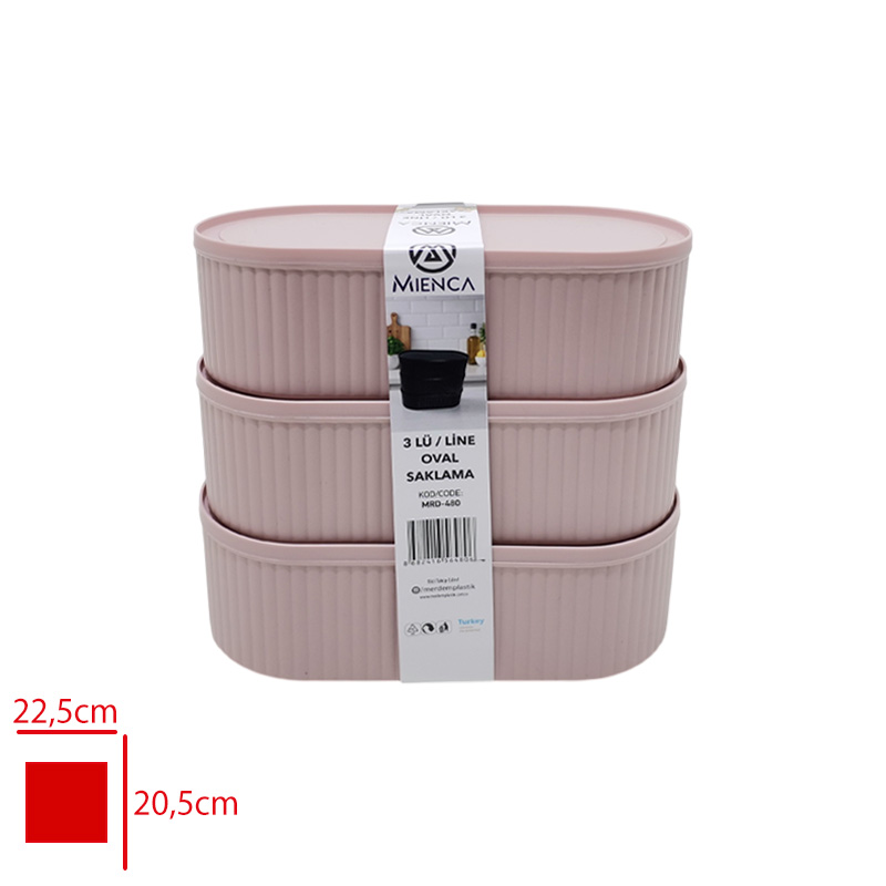 MERDEM SAKLAMA KABI OVAL LINE 3 LU MRD-480
