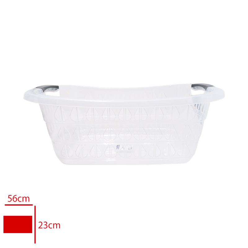 Merdem Çamaşır Sepetı Damla Koseli Şeffaf Mrd-353