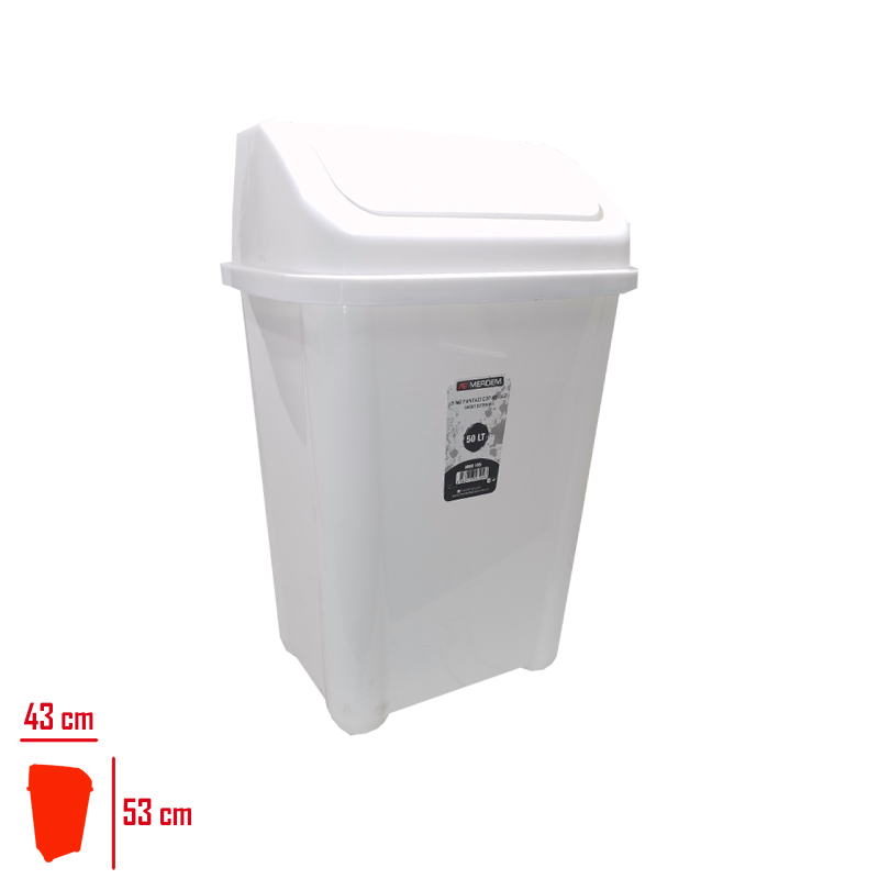 Merdem Itmeli Çöp Kovası Fantazı 50 Lt Mrd-105