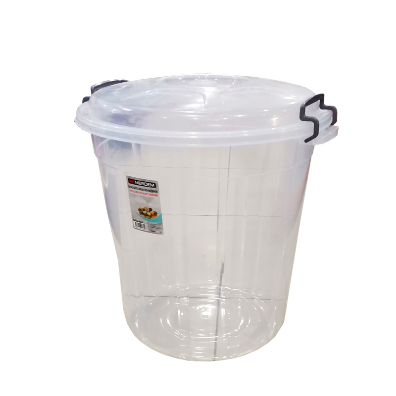 Merdem Erzak Kovası Kılıtlı 50 No Şeffaf Mrd-097