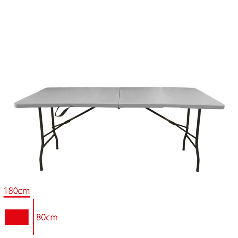 Masa Banket 80*180 Cm Plastik Tabla Metal Ayak Dugun Masası