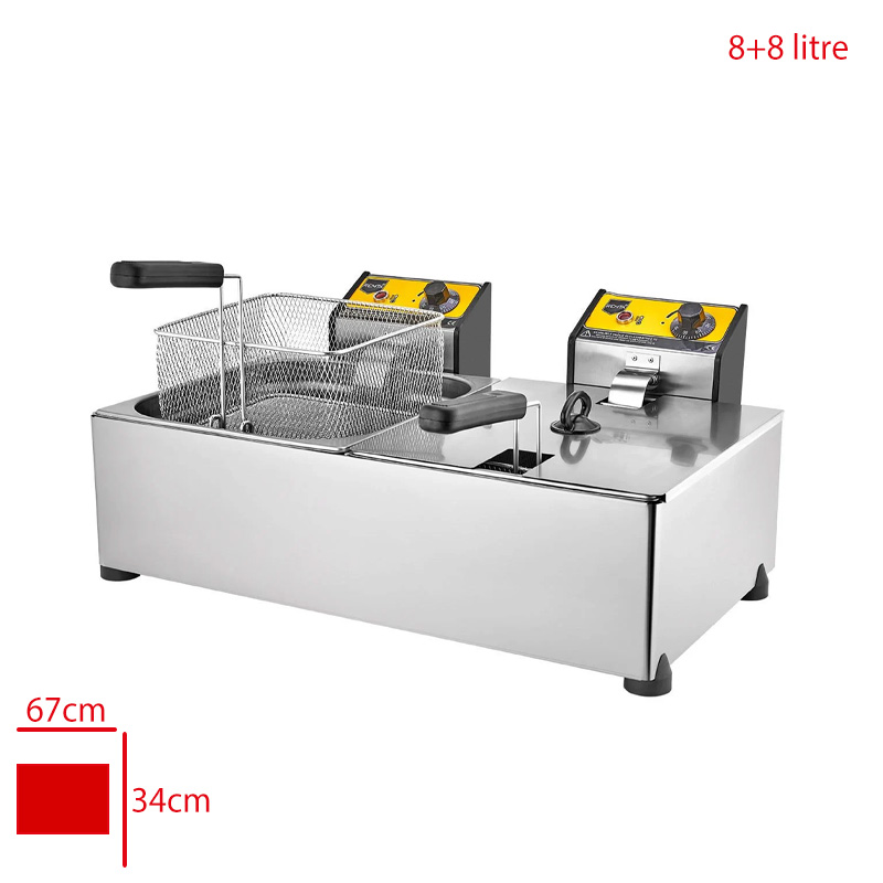 Remta Frıtoz Çift Kapaklı 8+8 Lt R102