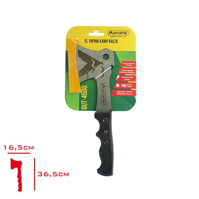 Orcamp Kamp Baltası El Yapımı Out-4500