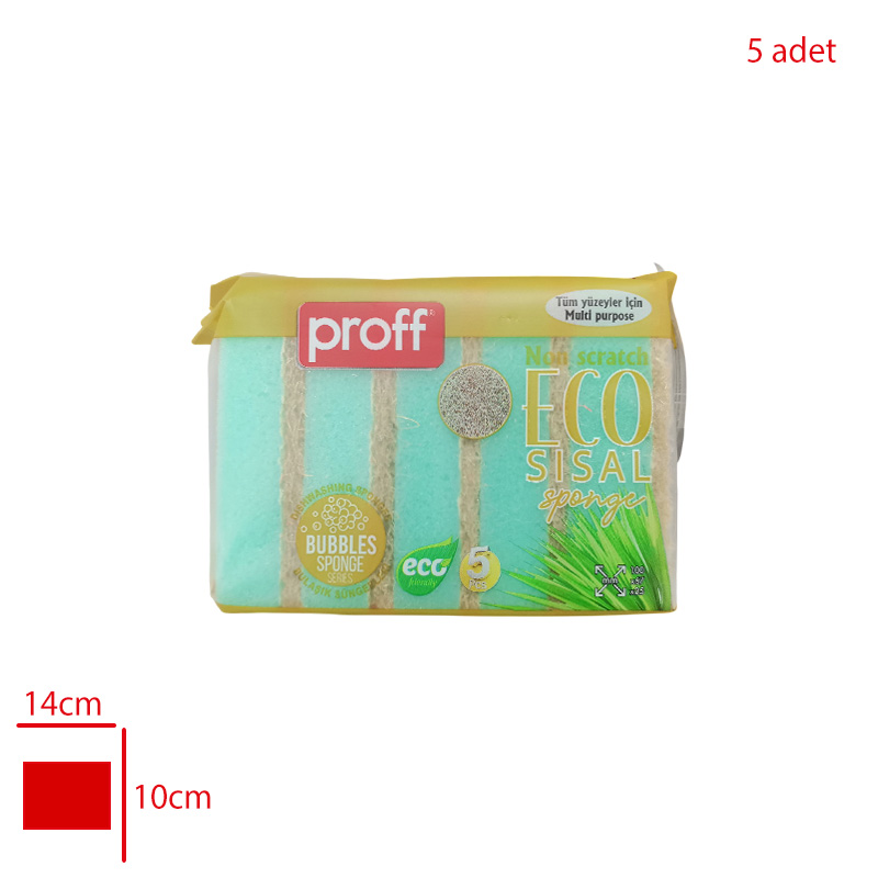 Proof Bulaşık Sungerı Sısalana Bbl Eco 5'li 2601564/221313