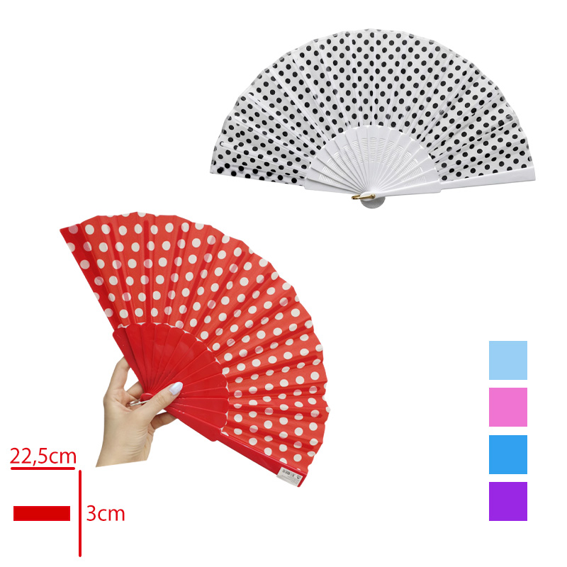 Leva Yelpaze Plastik Puantıye Desen Lv-75191