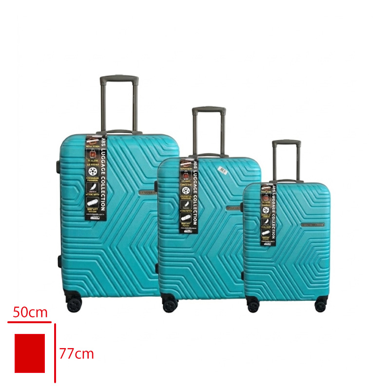 Fırst Polo's Valız 3'lü Set Abs Turkuaz