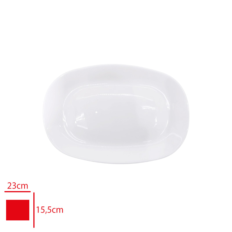 Leva Kayık Tabak Opal Oval 23 Cm 9093706/Lkyp90