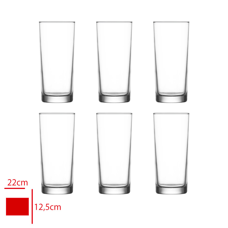 Lav Cam Rakı Bardağı Suma 6'lı 190 Cc Sum330