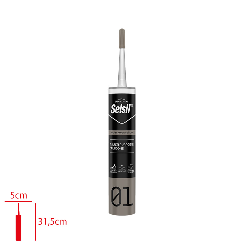 Selsıl Genel Amaclı Sılıkon Beyaz 280 Gr
