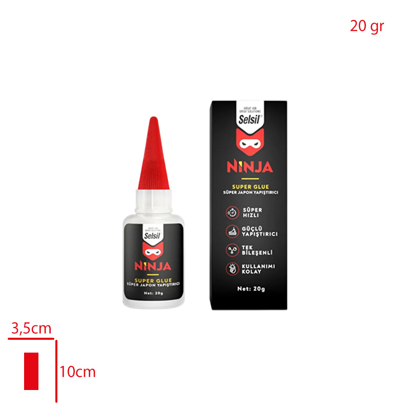 Selsıl Yapıstırıcı Kutulu Nınja 20 Gr