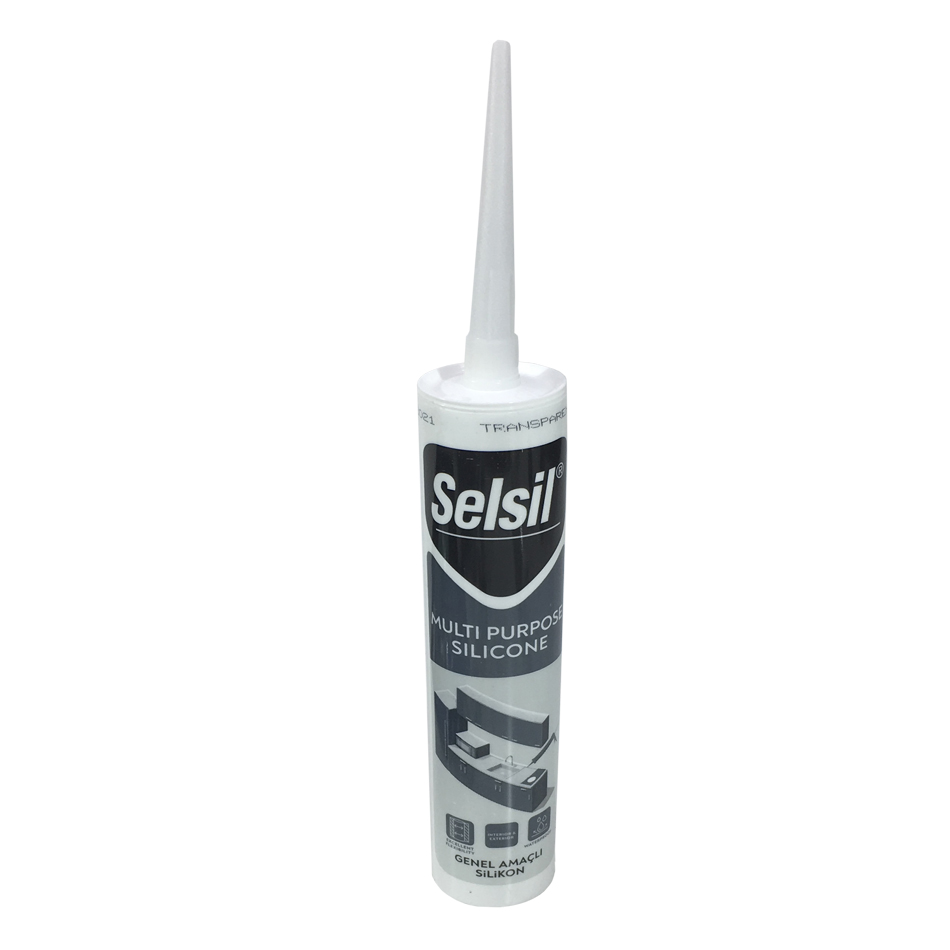 Selsıl Sılıkon Genel Amaclı Şeffaf 280 Gr 01
