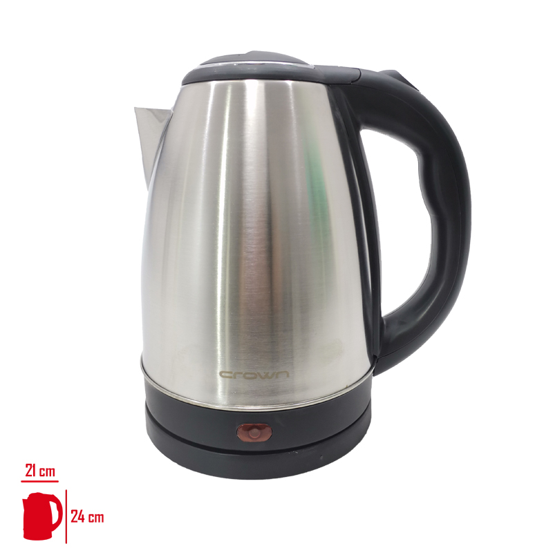 Queenta Celık Su Isıtıcı Kettle 1,8 Lt Inox 1500 W Qk-01