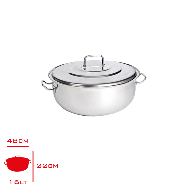 Kapp Helvane Tencere Kapaklı 16 Lt 36*15 30013615
