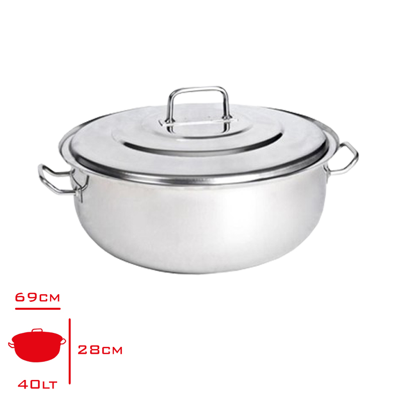 Kapp Helvane Tencere Kapaklı 40 Lt 55*20 30015520