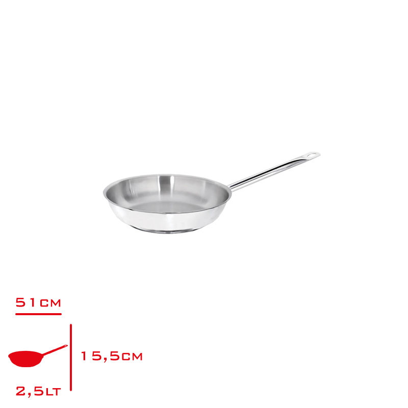 Kapp Tek Saplı Celık Tava 2,5 Lt 24*5,5 30152405
