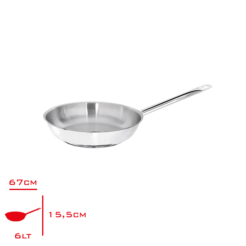 Kapp Tek Saplı Celık Tava 6 Lt 32*7 30153206