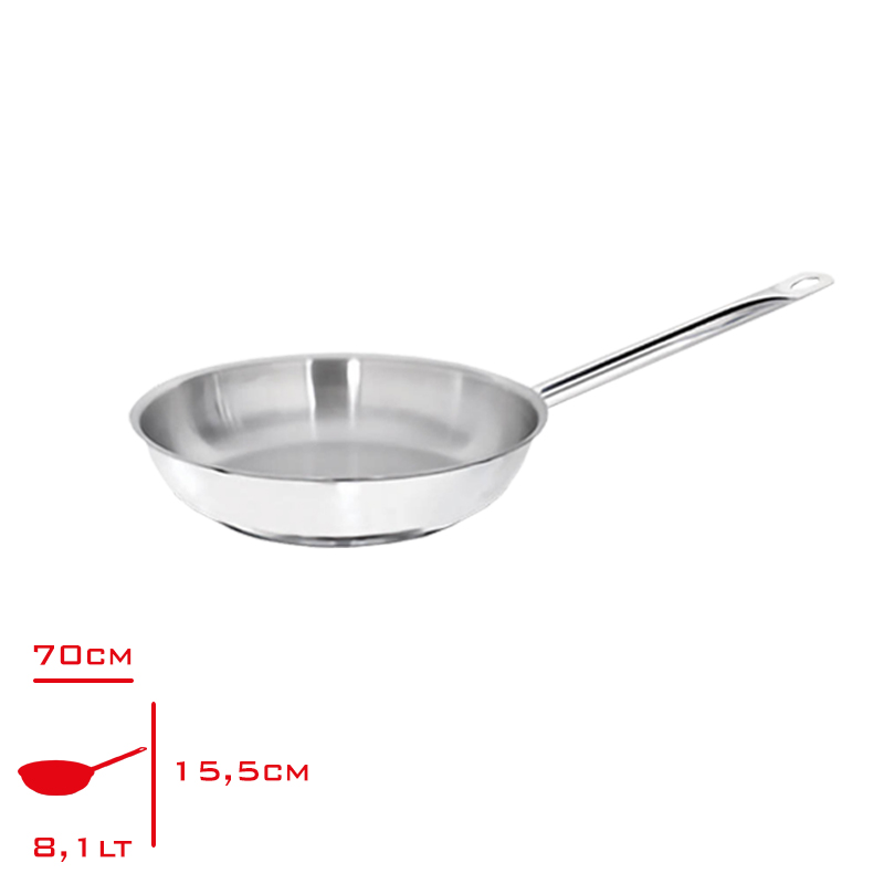 Kapp Tek Saplı Celık Tava 8,1 Lt 36*7 30153606
