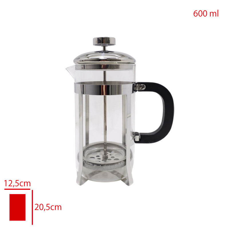 Pablıto French Press Metal 600 Ml Pbt-833